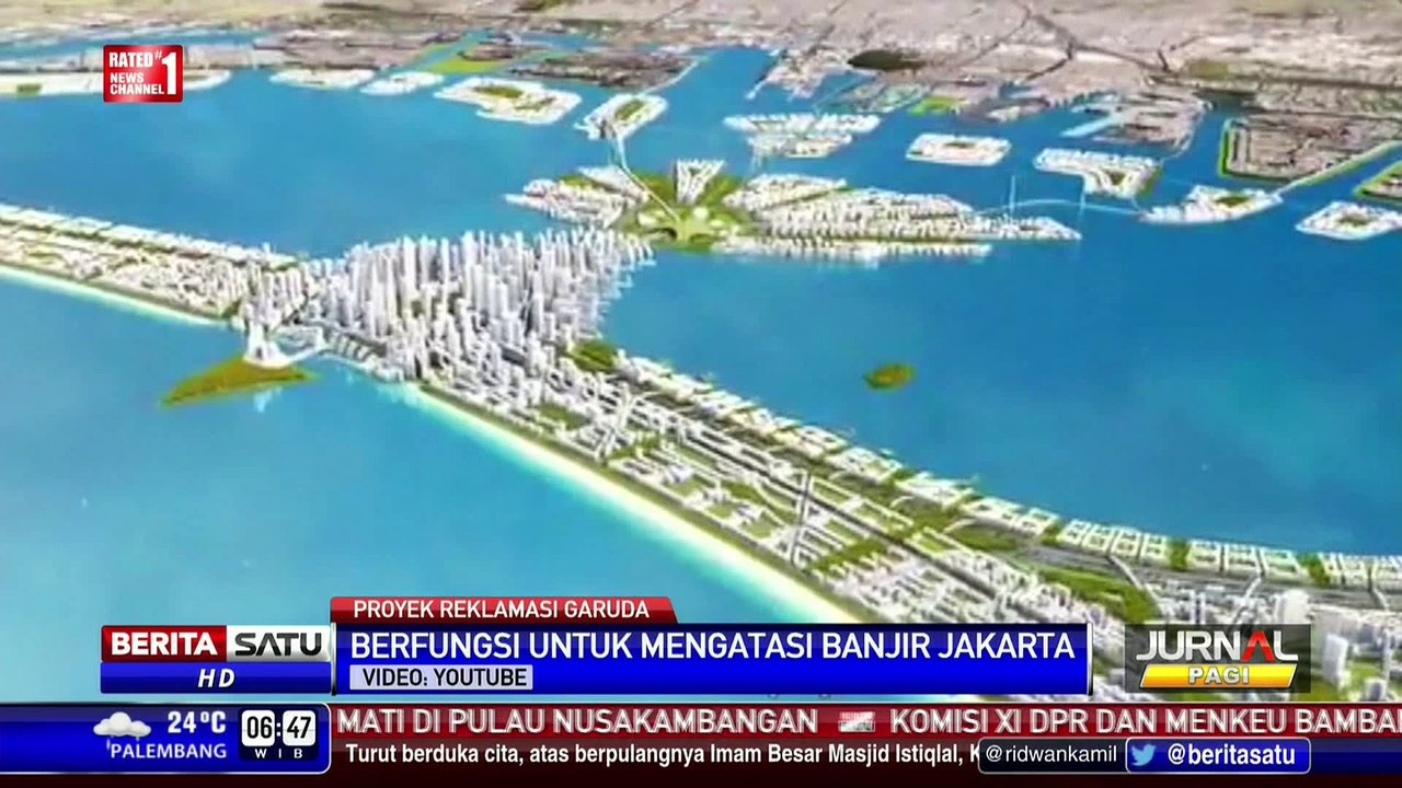 Proyek Garuda Raksasa Cegah Jakarta Utara Tenggelam