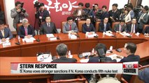 S. Korea vows stronger sanctions if N. Korea conducts fifth nuke test