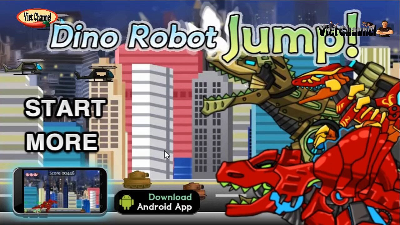 Dino Robot Jump Gameplay Best Game online For Kid