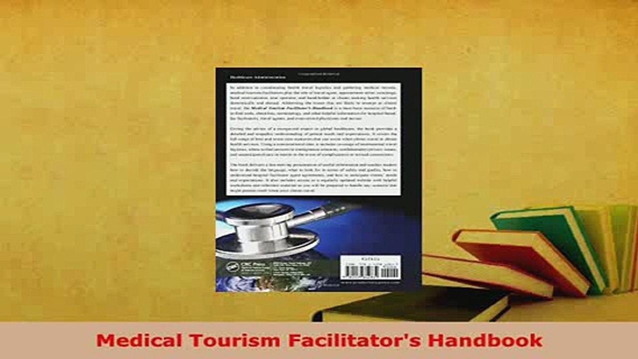 Download  Medical Tourism Facilitators Handbook Read Online