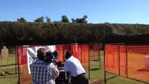 Rob Leatham shoots stage 17 at USPSA Nationals