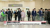 Samsung's Lee Kun-hee tops Forbes Korea rich list for 8th year