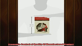 READ book  Economic Control of Quality Of Manufactured Product  DOWNLOAD ONLINE