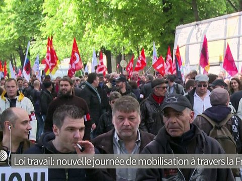 Loi travail: violents affrontements en marge des manifestations