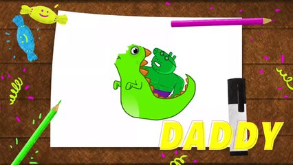 Peppa Pig Dinosaur Finger Family Songs Nursery Rhymes Lyrics