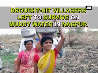 Drought-hit villagers left to survive on muddy water in Nagpur
