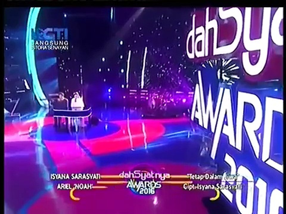 DahSyat Awards2016 RCTI 25 JANUARI 2016 Part 2 NOAH FT isyana sarasvati