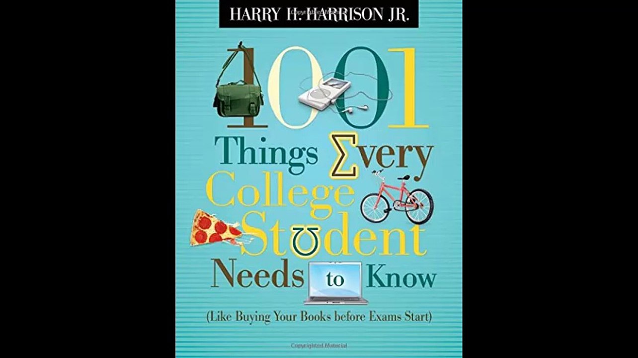 1001 Things Every College Student Needs to Know Like Buying Your Books Before Exams Start