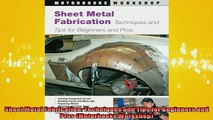 FAVORIT BOOK   Sheet Metal Fabrication Techniques and Tips for Beginners and Pros Motorbooks Workshop  FREE BOOOK ONLINE