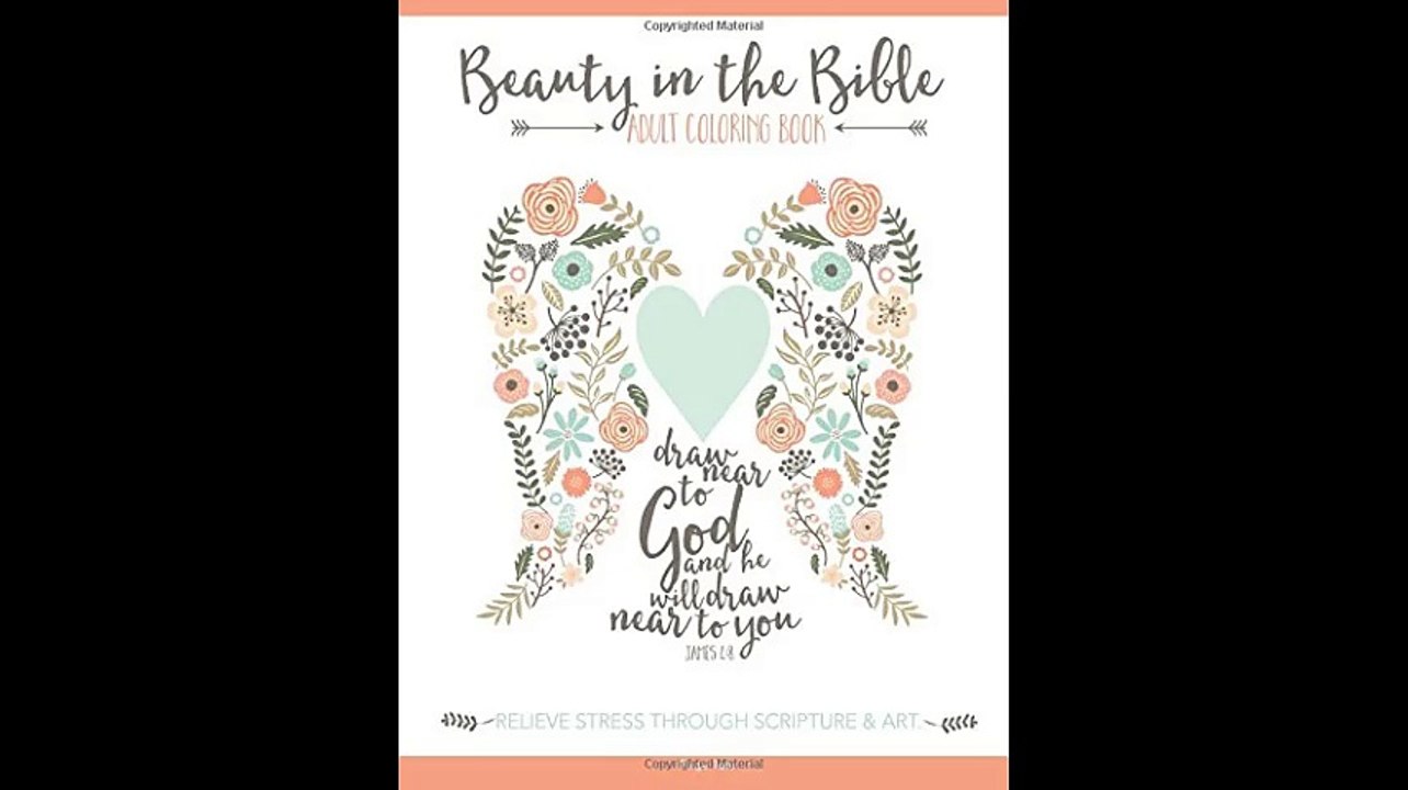 Beauty in the Bible Adult Coloring Book