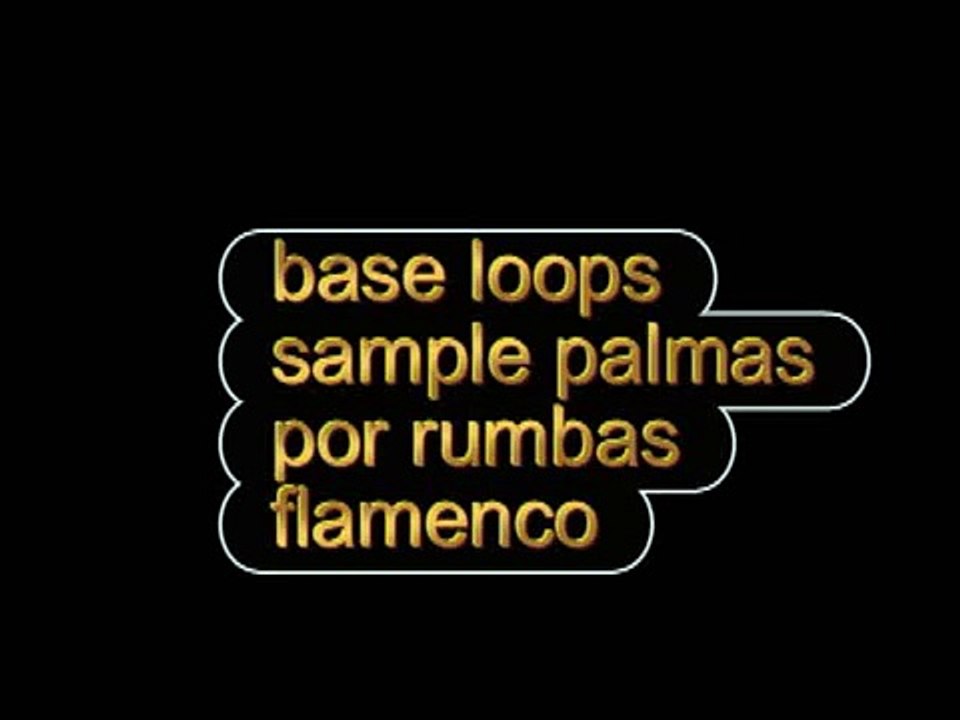 base loops samples palmas por rumbas flamenco