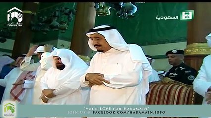 Latest- King Salman Washing Kaba 31st May 2015