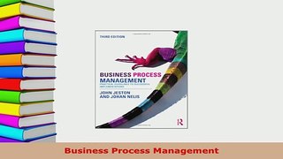 PDF  Business Process Management PDF Book Free
