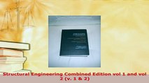 PDF  Structural Engineering Combined Edition vol 1 and vol 2 v 1  2 PDF Online