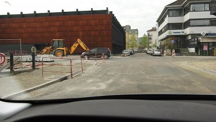 VESOUL : TRAVAUX VERS LE THEATRE EDWIGE FEUILLERE