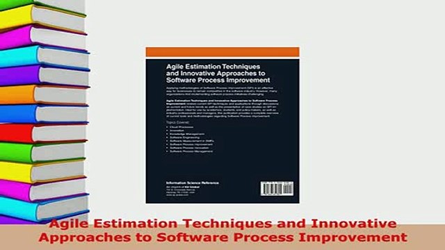 Download Agile Estimation Techniques and Innovative Approaches to Software Process Improvement Free Books