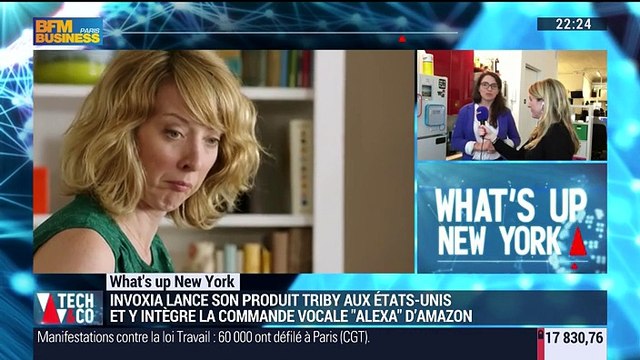 What's Up New York: Invoxia intègre la commande vocale Alexa d'Amazon dans son nouveau produit - 28/04