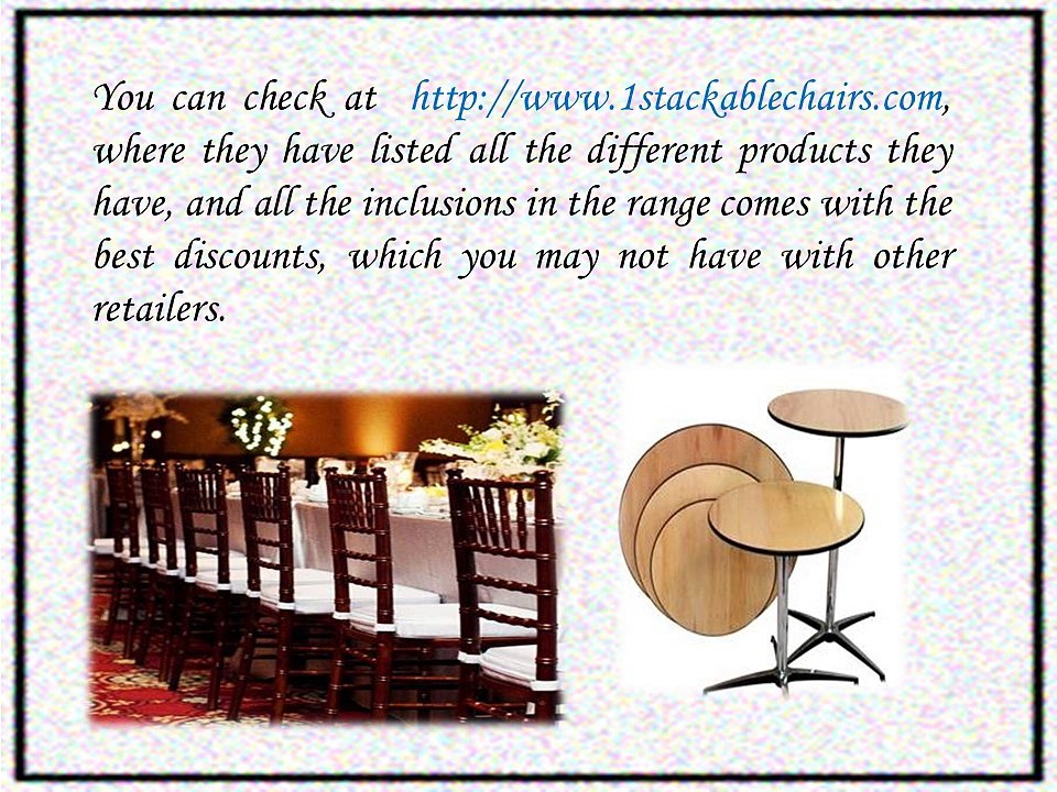 1stackablechairs.com is the Leading Company for Furniture Seller