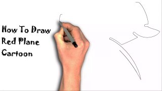 How To Draw Red Plane Cartoon