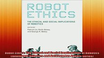 FAVORIT BOOK   Robot Ethics The Ethical and Social Implications of Robotics Intelligent Robotics and  FREE BOOOK ONLINE