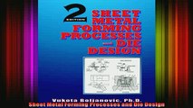 FREE PDF DOWNLOAD   Sheet Metal Forming Processes and Die Design  FREE BOOOK ONLINE