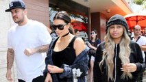 Kim Kardashian, Rob Kardashian and Blac Chyna Have Lunch Together In Beverly Hills