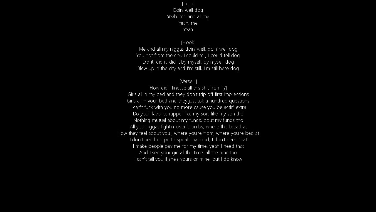 Drake - Still Here (Lyrics Only)