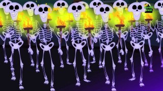 Skeletons March | Scary Nursery Rhymes For Children