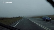 GoPro footage of intense hail in Northern Ireland