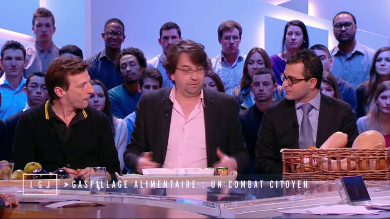 Arash Derambarsh, Mathieu Kassovitz et les Gueules cassées au Grand Journal pour la lutte contre le gaspillage