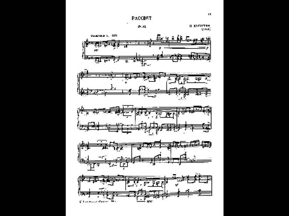 Kapustin - Daybreak Op.26