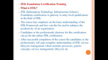 What is ITIL? | ITIL Foundation Certification Training Online