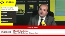 David Rachline (FN) : « Bernard Cazeneuve est complètement à la ramasse »