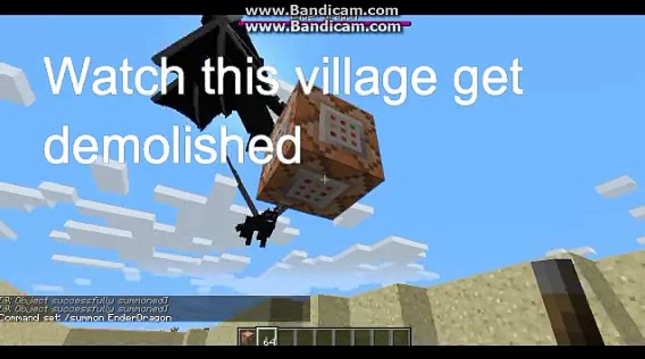 How to get a Ender Dragon // Minecraft // Without egg