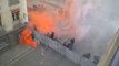 Manif contre la loi Travail à Rennes : un cocktail Molotov explose sur un barrage de CRS