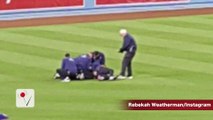 Naked Man Runs Onto Field at LA Dodgers Game