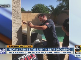 Peoria crews save baby in near drowning