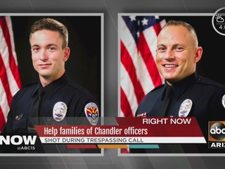 Donation accounts set up for injured Chandler officers