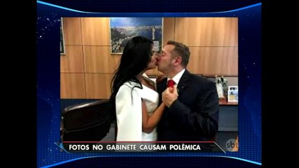 Ensaio de mulher de ministro em gabinete gera polêmica