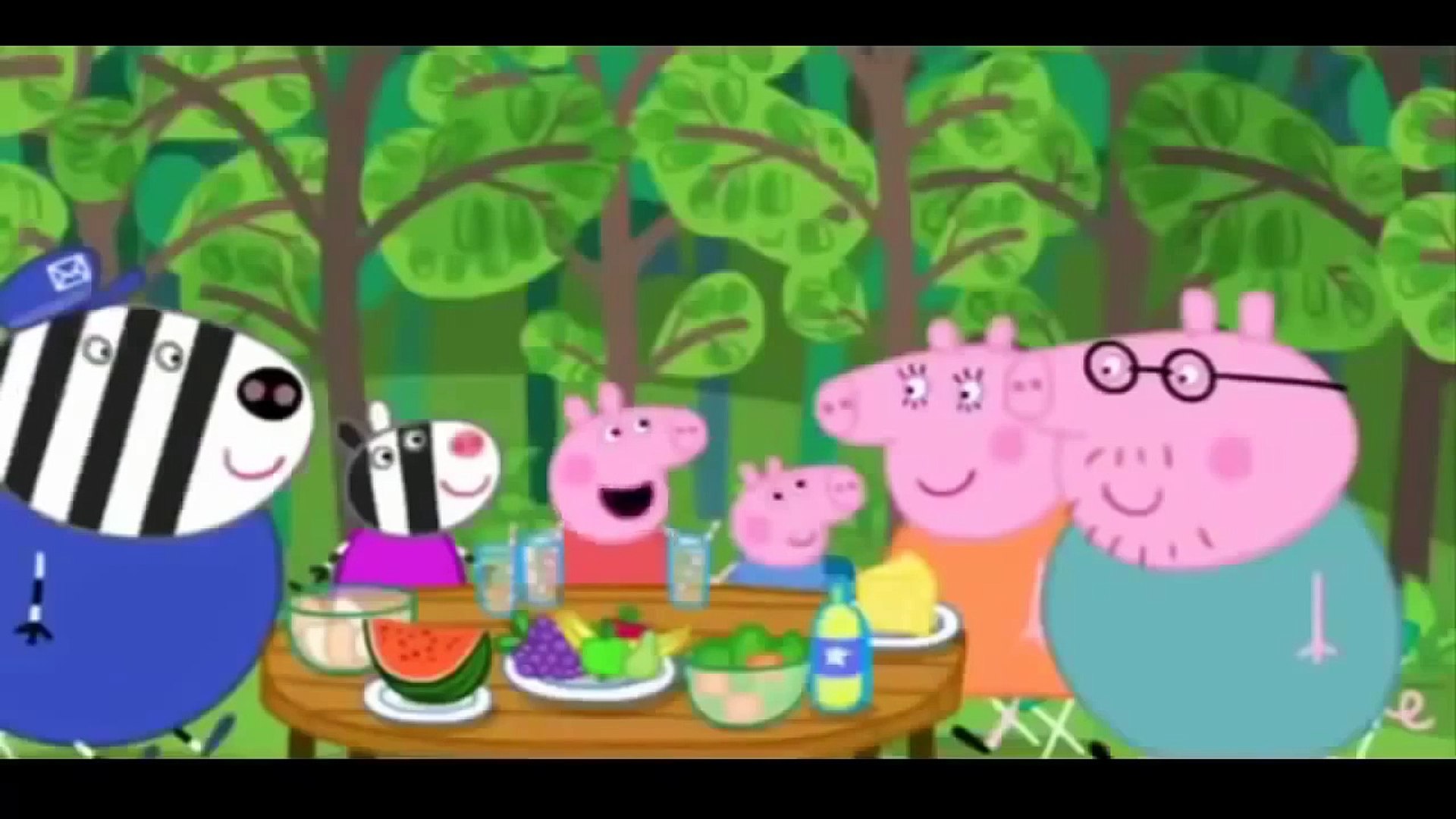 Peppa Pig 2015 New Toys English Episodes Peppa Camping In Camper Van ft.  Bing Bong Song HD Video