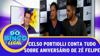 Celso Portiolli conta tudo o que rolou na festa de Zé Felipe!