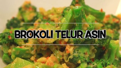 Brokoli Telur Asin
