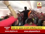 Spice jet crew members dance in flight and wished passengers happy holi