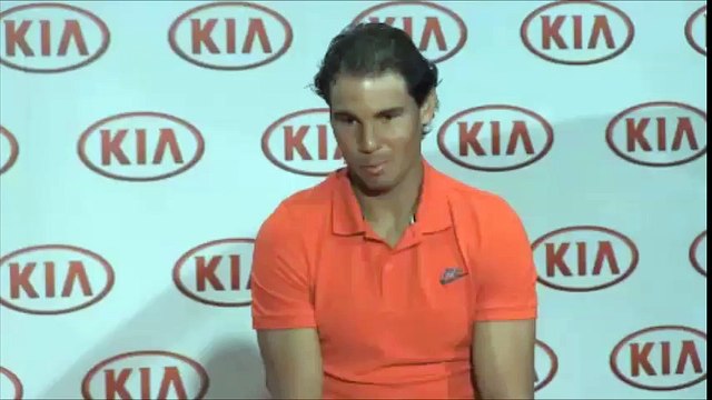 Rafael Nadal's interview at the KIA event in Madrid. 29 April 2016