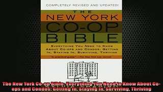 EBOOK ONLINE  The New York Coop Bible Everything You Need to Know About Coops and Condos Getting In  BOOK ONLINE