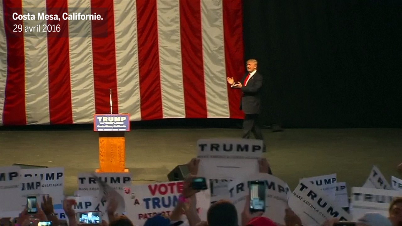 Nouvelle manifestation contre un meeting de Donald Trump