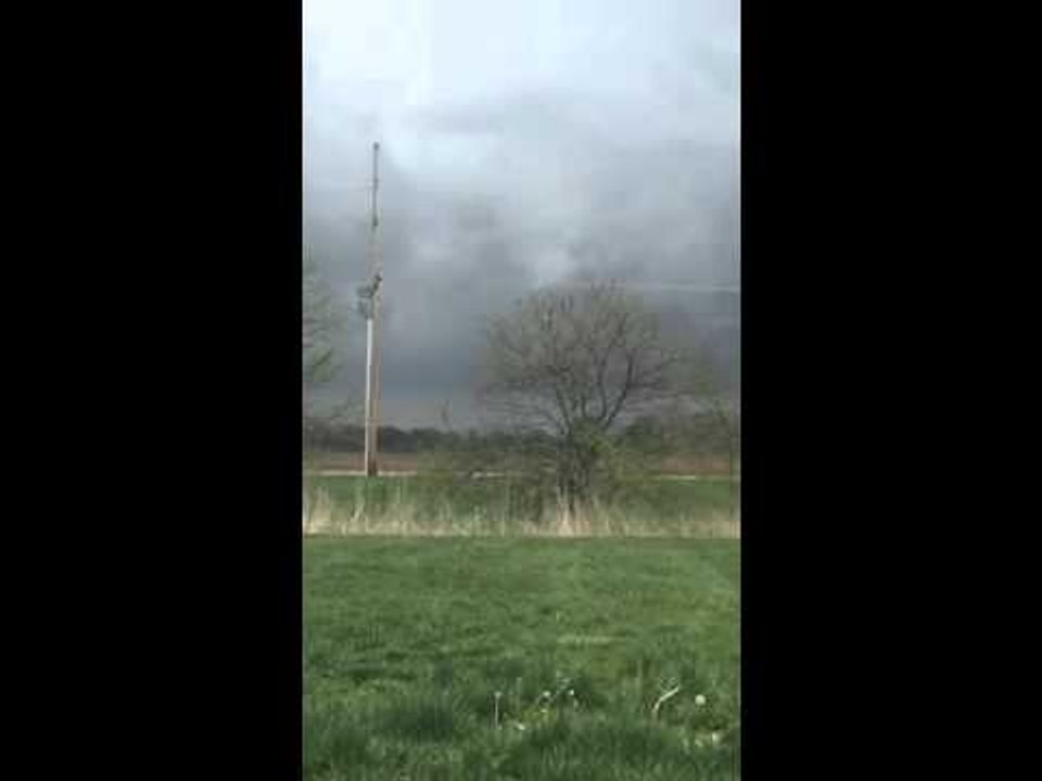 Widespread Damage Following Tornado in Indiana
