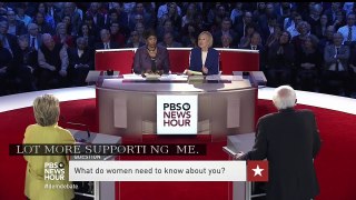 PBS NewsHour Democratic Debate with Closed Captions