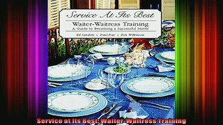 READ Ebooks FREE  Service at Its Best WaiterWaitress Training Full EBook