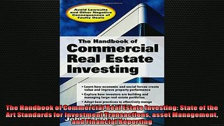 READ book  The Handbook of Commercial Real Estate Investing State of the Art Standards for  FREE BOOOK ONLINE